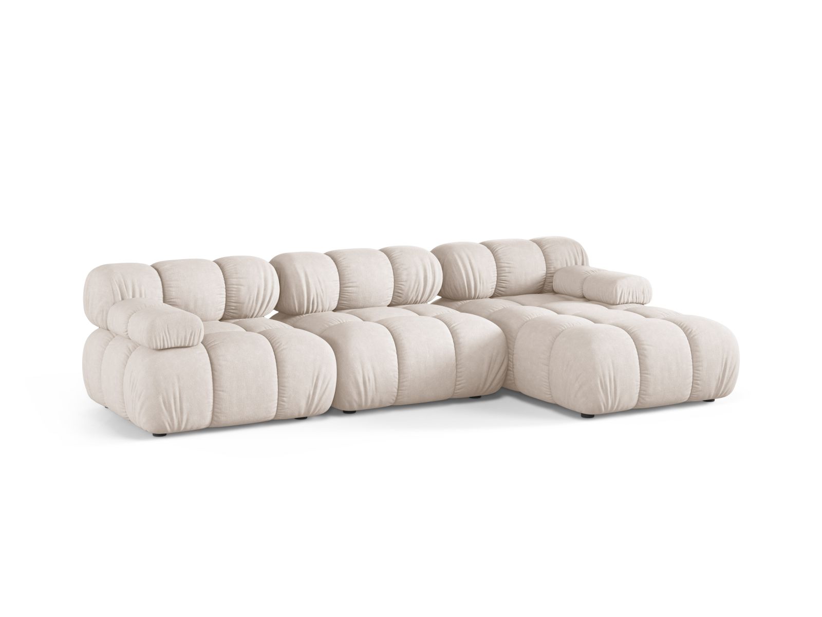 Modular Right Corner Sofa, "Bellis", 4 Seats, 282x155x70