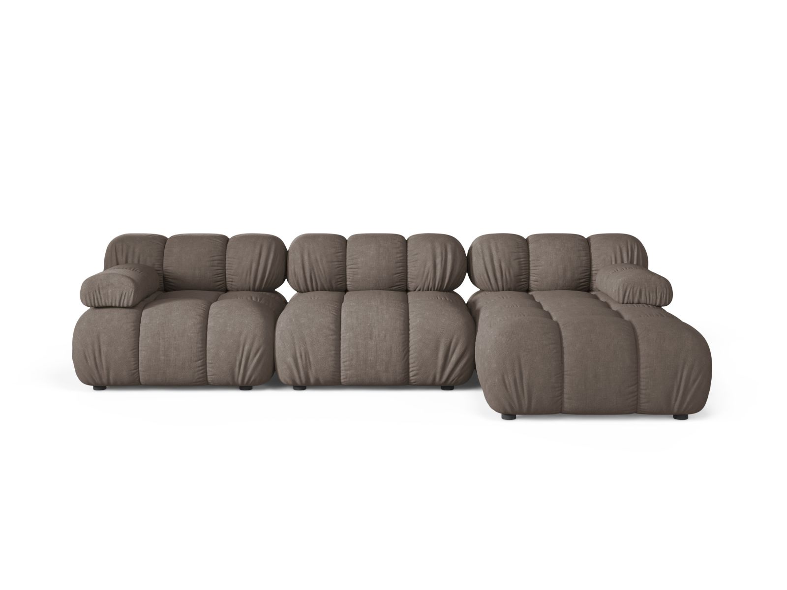 Modular Right Corner Sofa, "Bellis", 4 Seats, 282x155x70