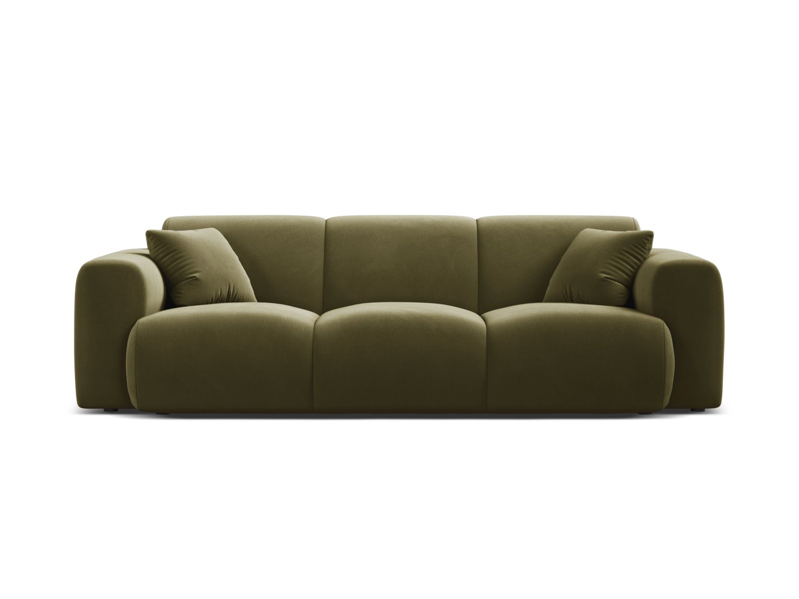 Velvet Sofa, "Molino", 3 Seats, 235x100x72