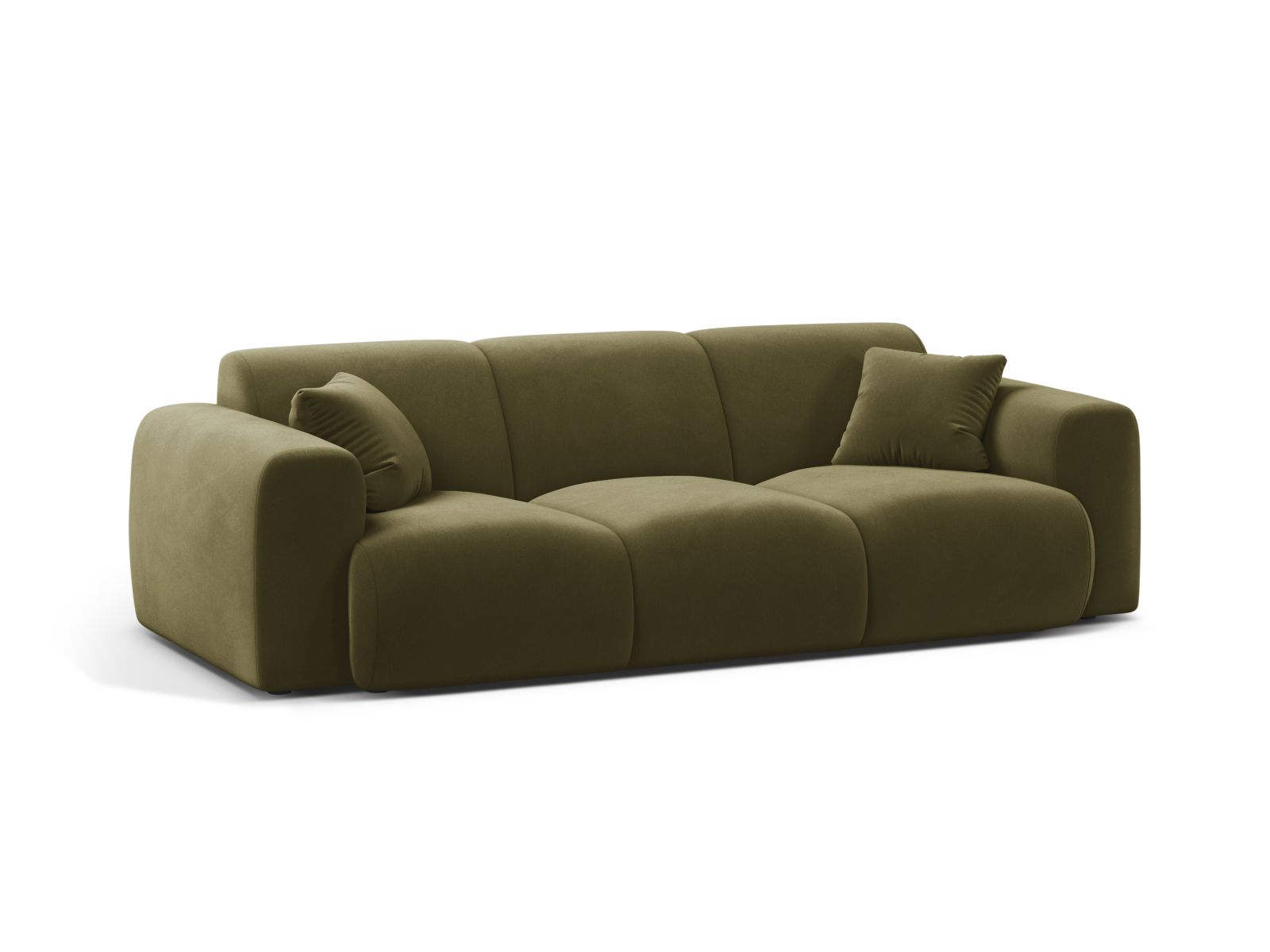 Velvet Sofa, "Molino", 3 Seats, 235x100x72