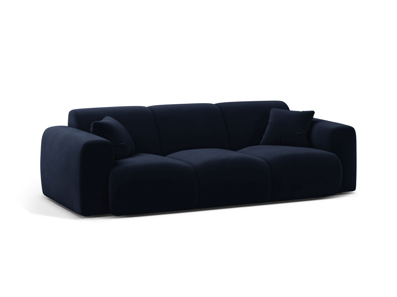 Velvet Sofa, "Molino", 3 Seats, 235x100x72