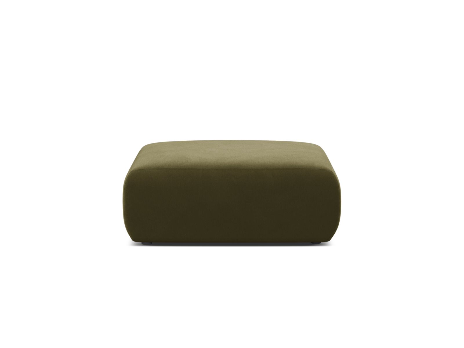 Velvet Pouf, "Molino", 2 Seats, 100x100x40