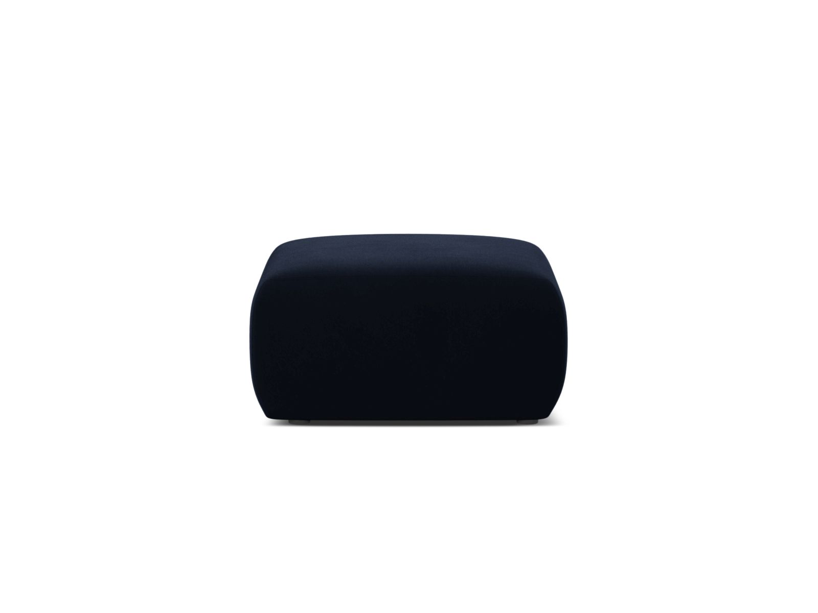 Velvet Pouf, "Molino", 1 Seat, 75x75x40