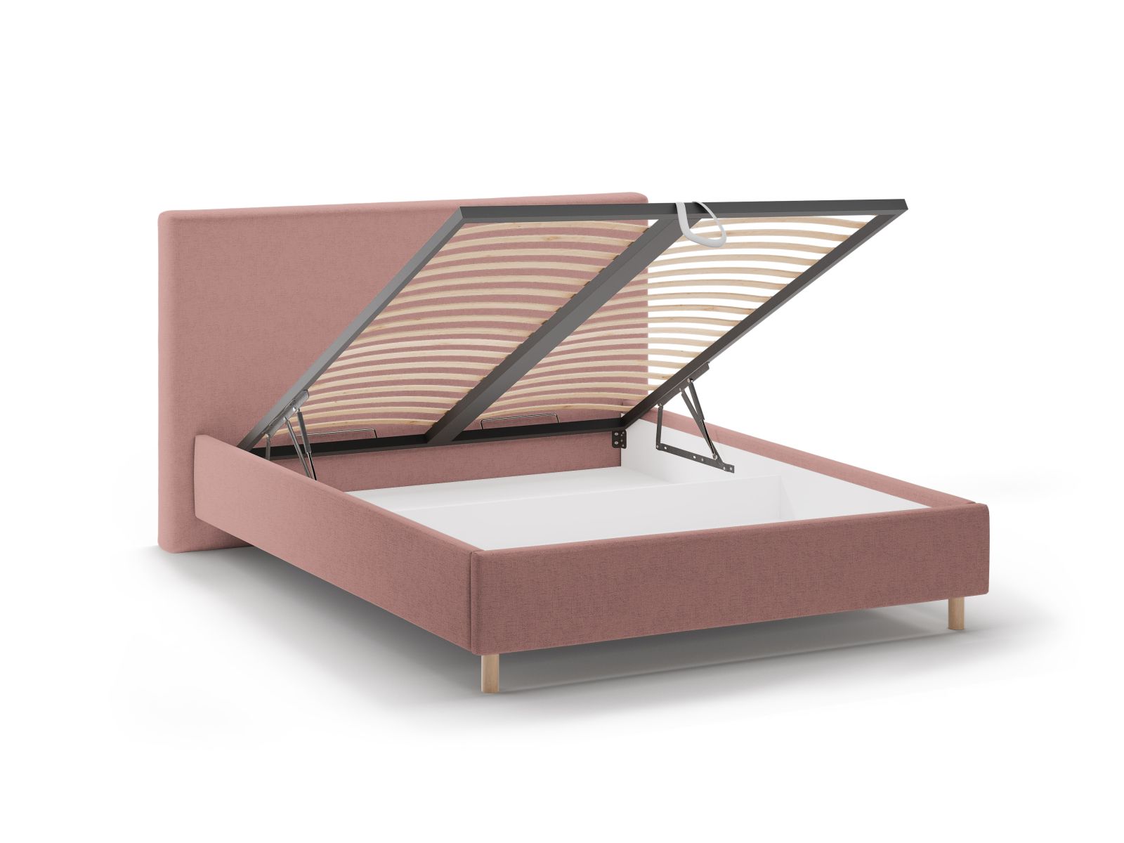 Storage Bed With Headboard, "Eloise", 170x220x110