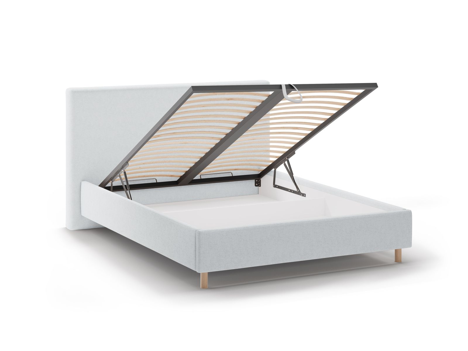 Storage Bed With Headboard, "Eloise", 170x220x110