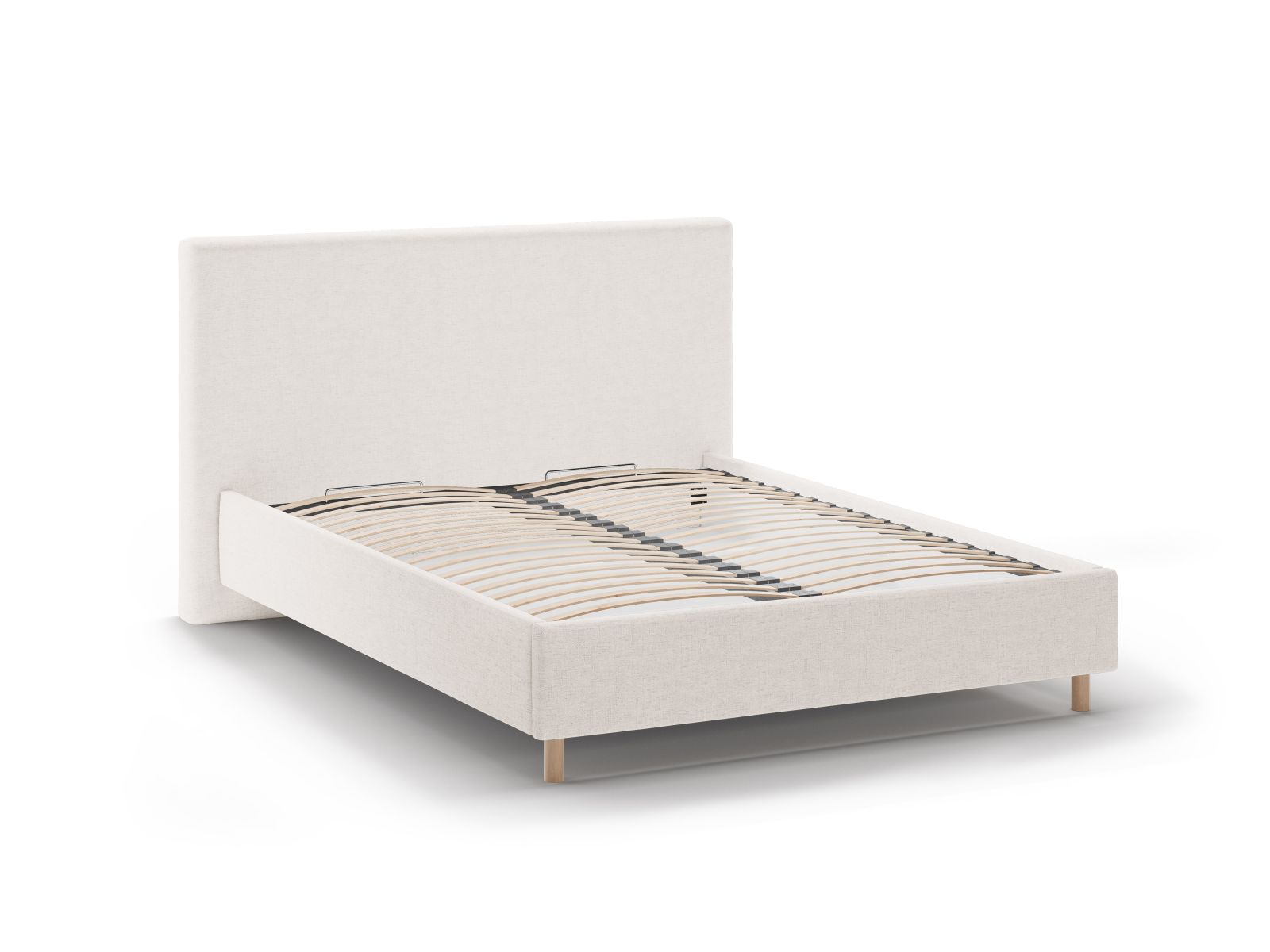 Storage Bed With Headboard, "Eloise", 210x220x110