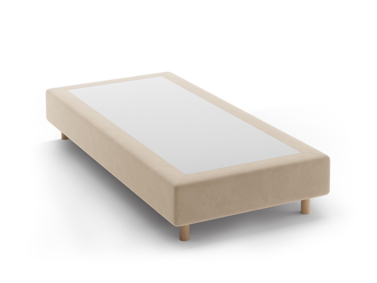 Velvet Bed Base, "Whale", 90x200x35