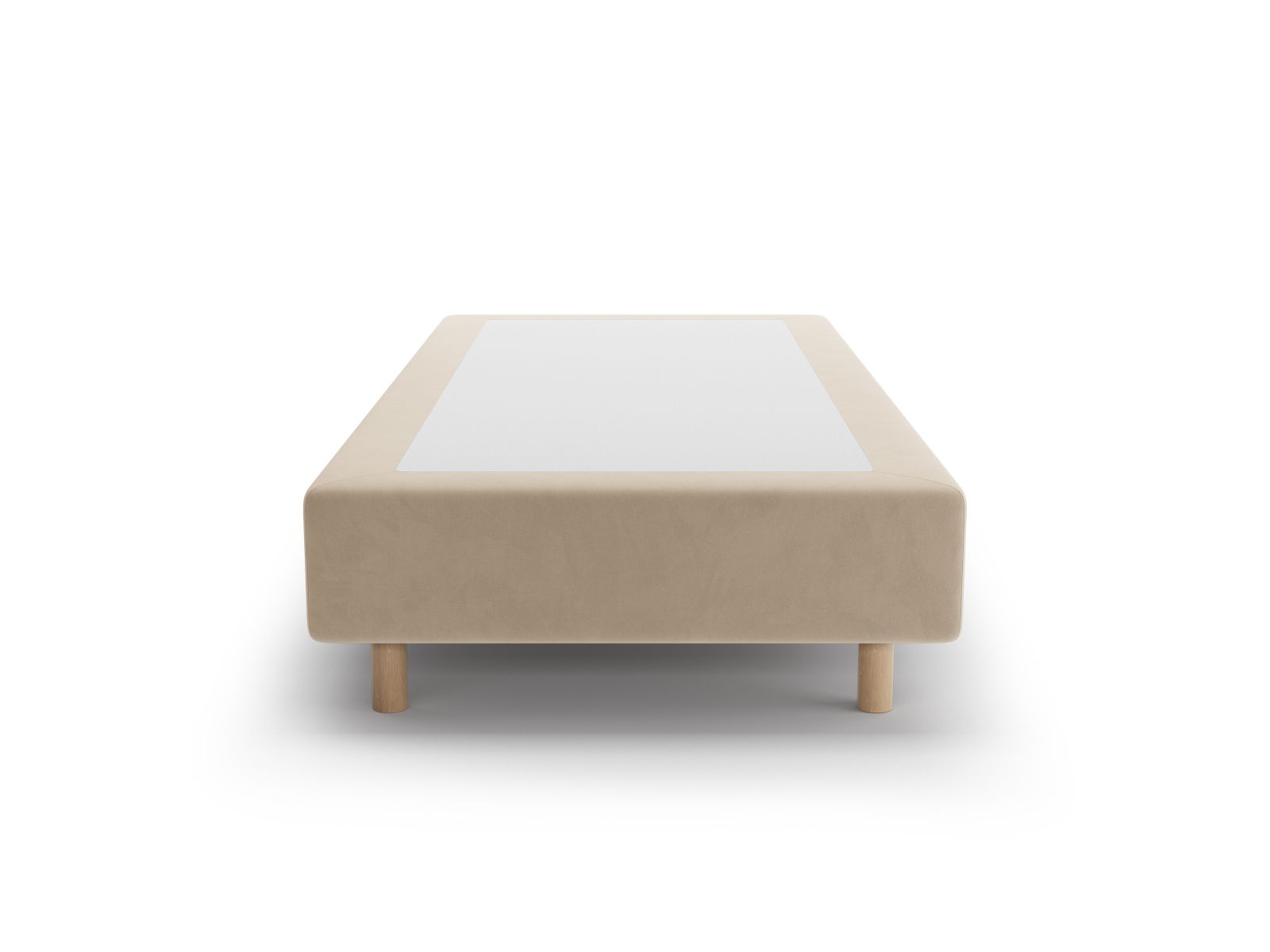 Velvet Bed Base, "Whale", 100x200x35