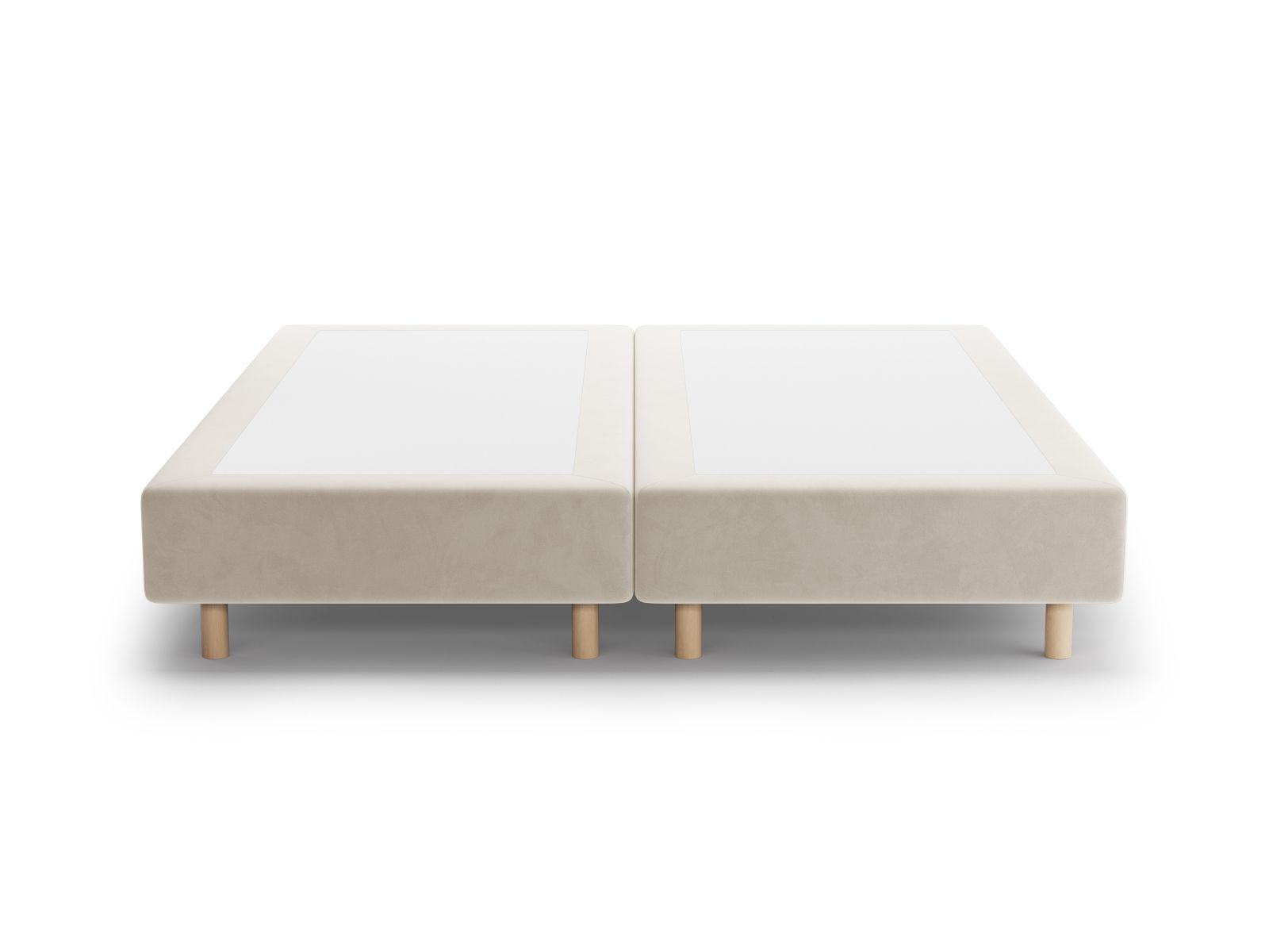 Velvet Bed Base, "Whale", 140x200x35