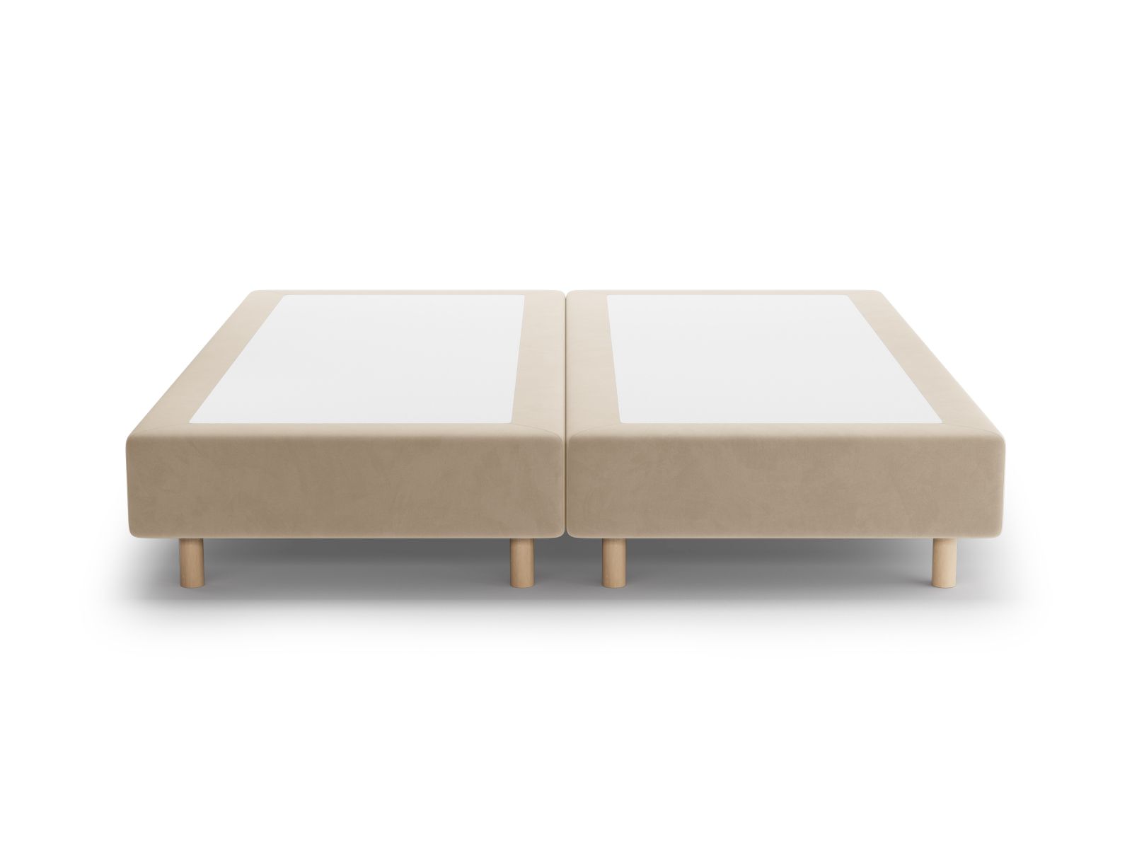 Velvet Bed Base, "Whale", 140x200x35