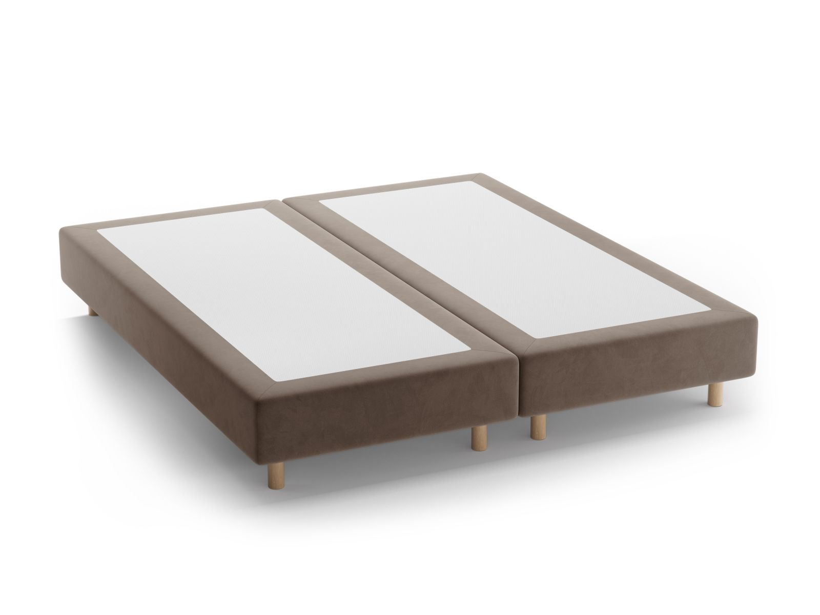 Velvet Bed Base, "Whale", 140x200x35