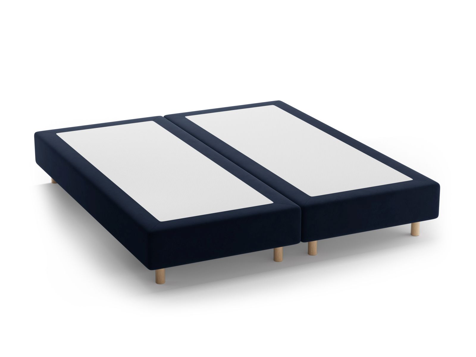 Velvet Bed Base, "Whale", 140x200x35