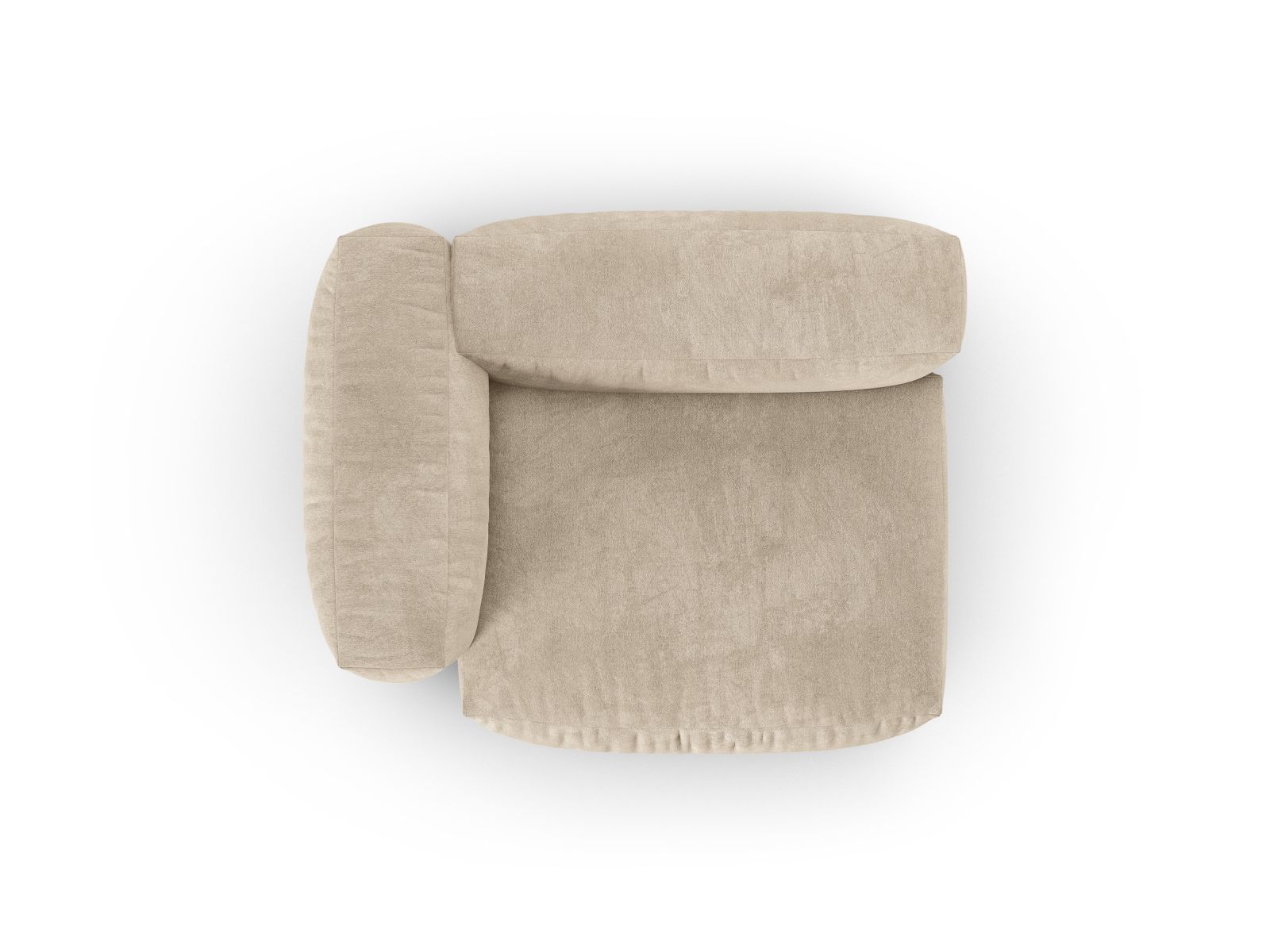 Left Wide Single Seat XL, "Martina", 1 Seat, 120x120x75
