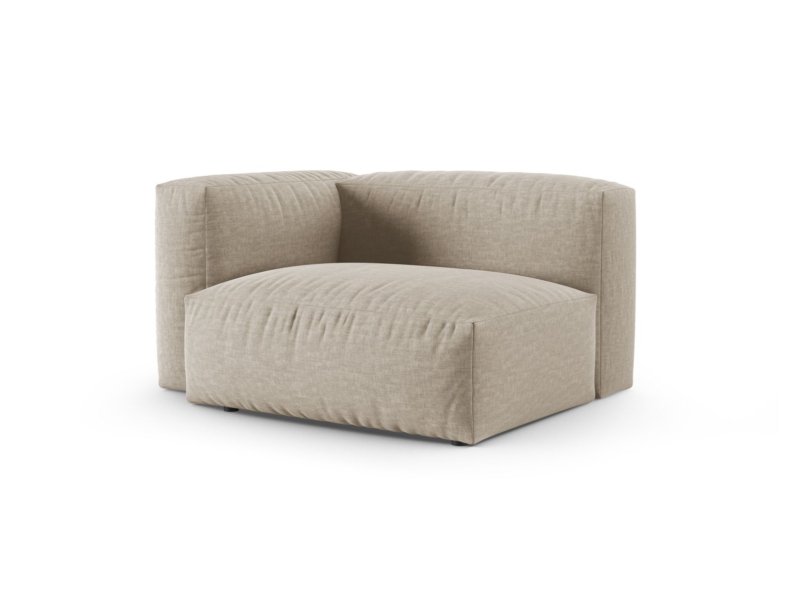 Left Wide Single Seat XL, "Martina", 1 Seat, 120x120x75