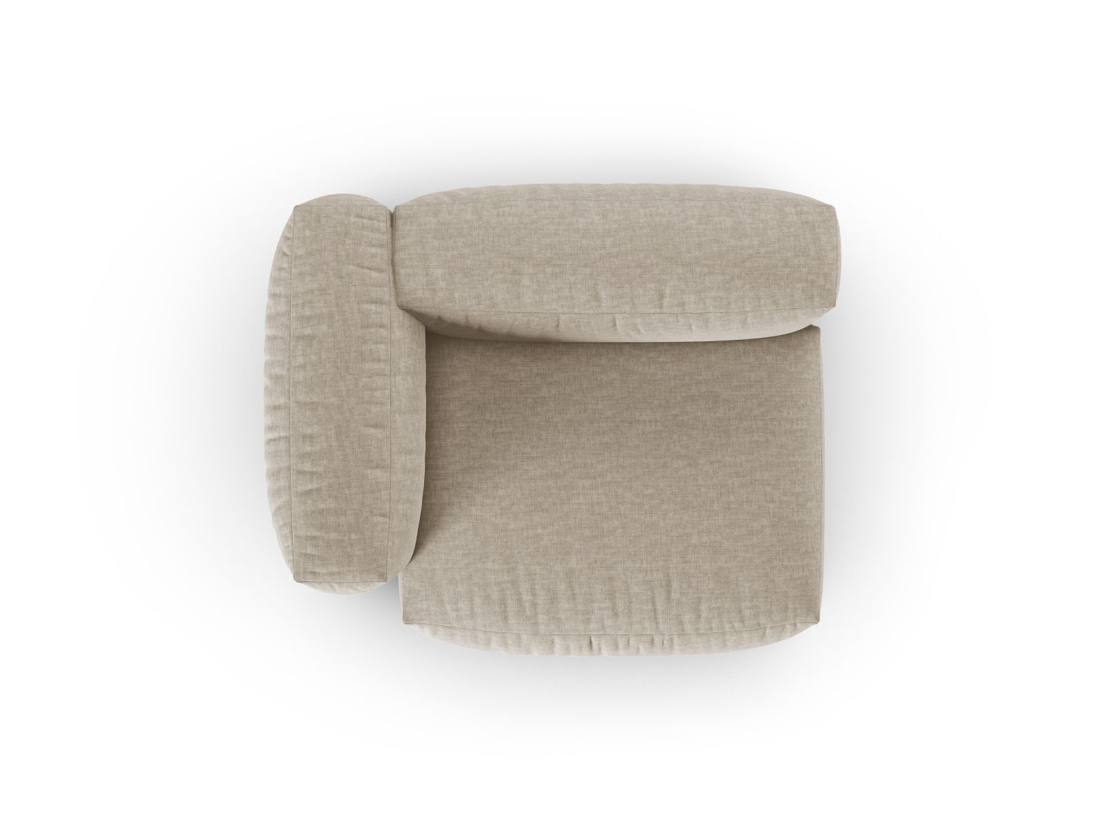 Left Wide Single Seat XL, "Martina", 1 Seat, 120x120x75