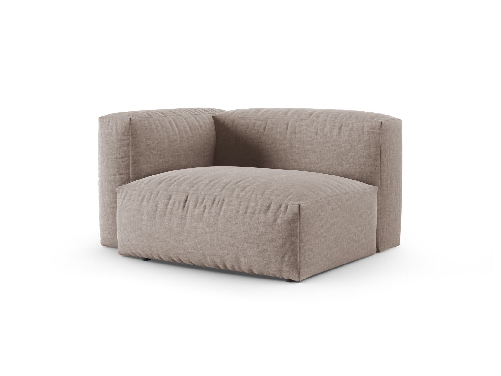 Left Wide Single Seat XL, "Martina", 1 Seat, 120x120x75