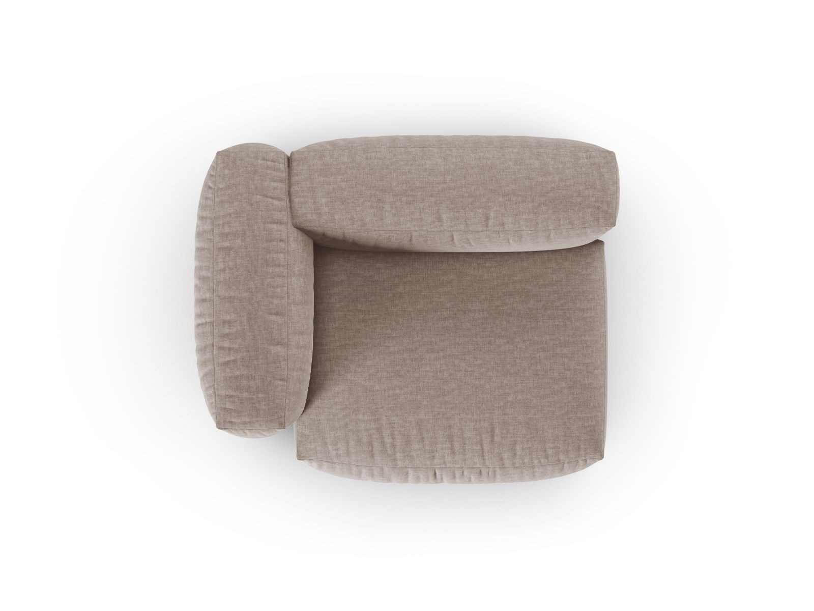 Left Wide Single Seat XL, "Martina", 1 Seat, 120x120x75