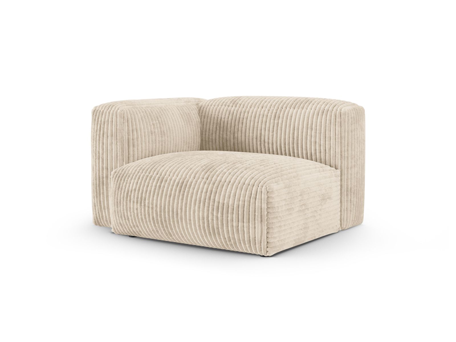 Left Wide Single Seat XL, "Martina", 1 Seat, 120x120x75