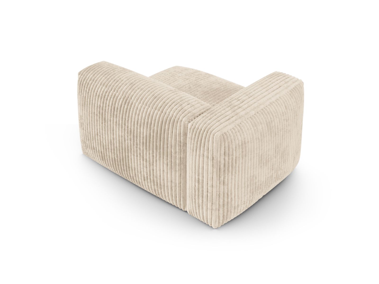 Left Wide Single Seat XL, "Martina", 1 Seat, 120x120x75