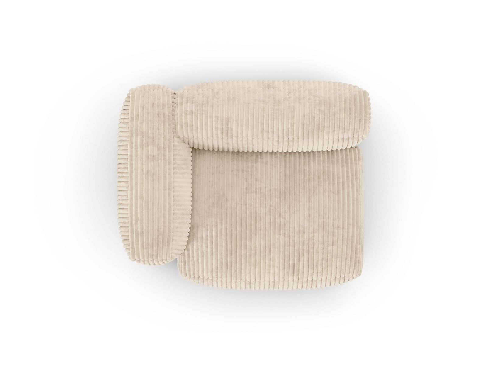 Left Wide Single Seat XL, "Martina", 1 Seat, 120x120x75