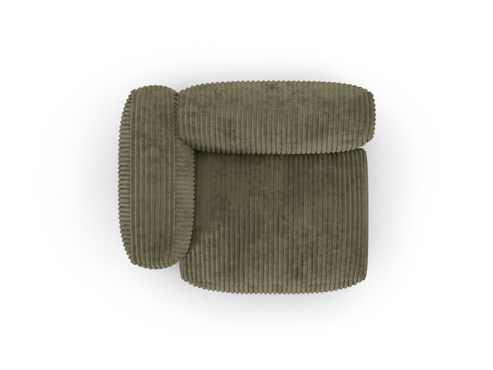Left Wide Single Seat XL, "Martina", 1 Seat, 120x120x75
