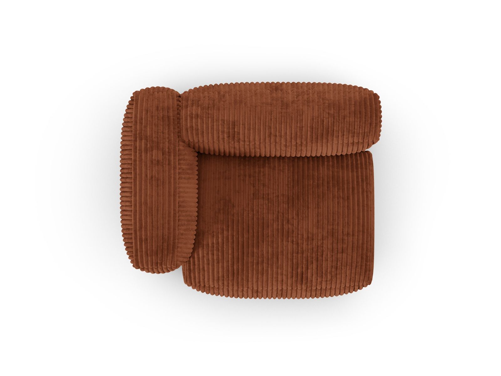 Left Wide Single Seat XL, "Martina", 1 Seat, 120x120x75