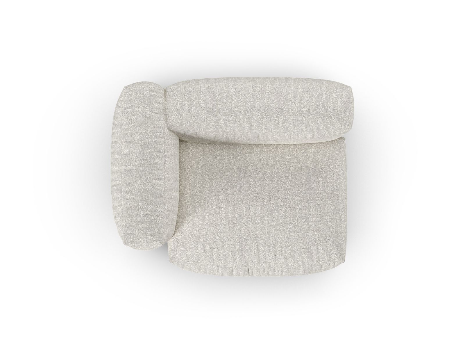 Left Wide Single Seat XL, "Martina", 1 Seat, 120x120x75