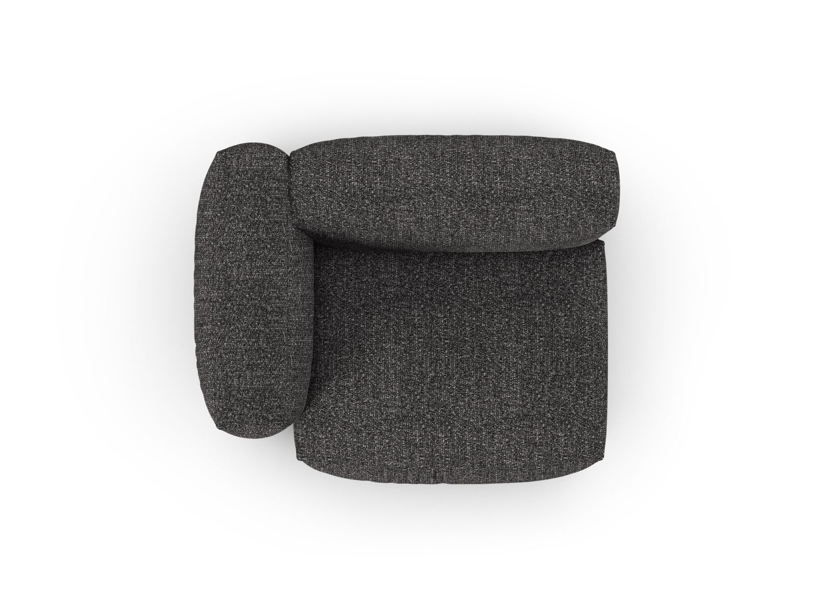 Left Wide Single Seat XL, "Martina", 1 Seat, 120x120x75
