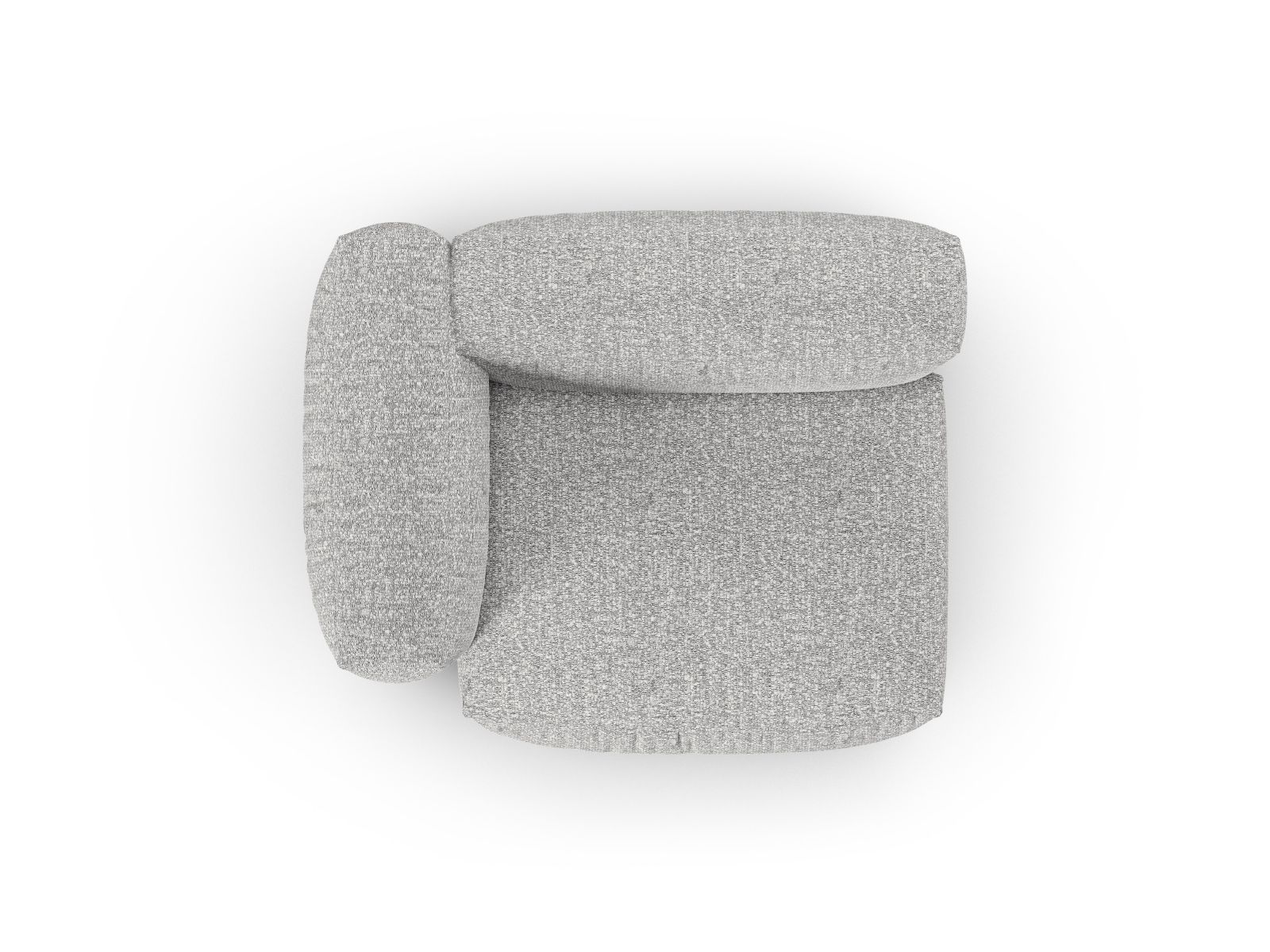 Left Wide Single Seat XL, "Martina", 1 Seat, 120x120x75