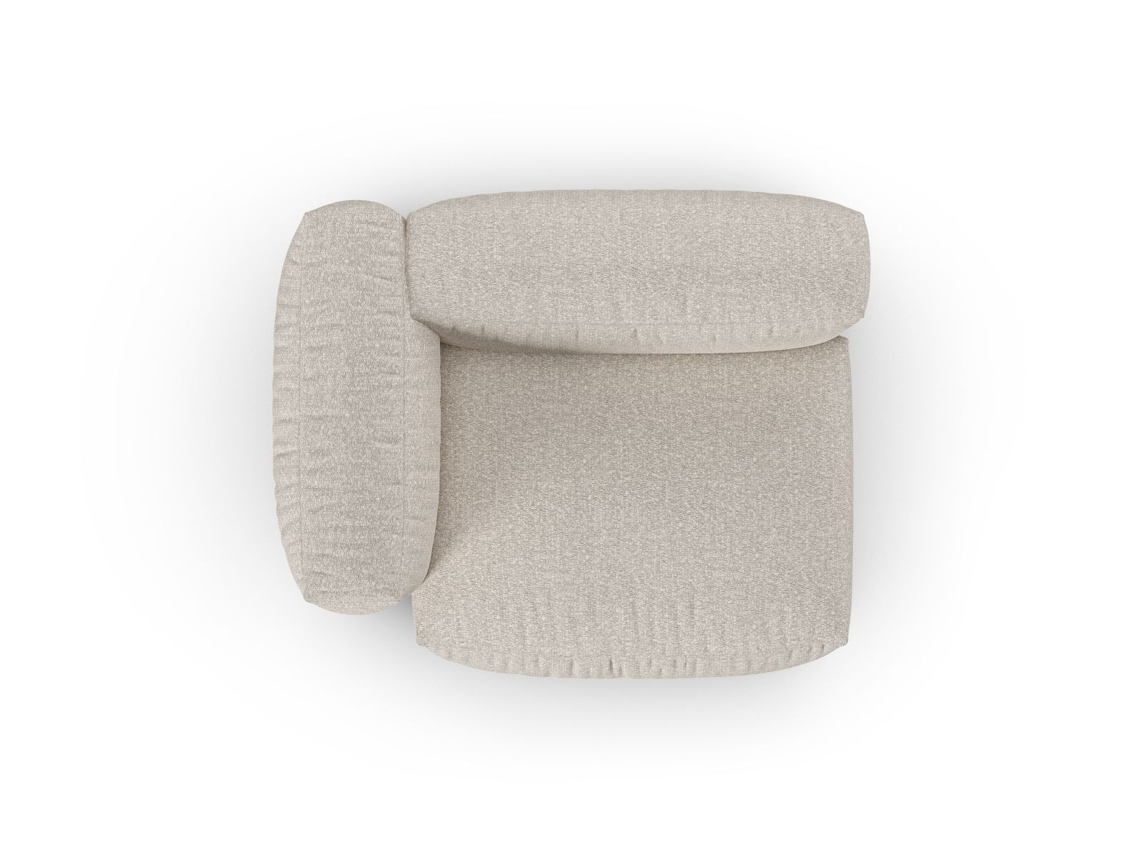 Left Wide Single Seat XL, "Martina", 1 Seat, 120x120x75