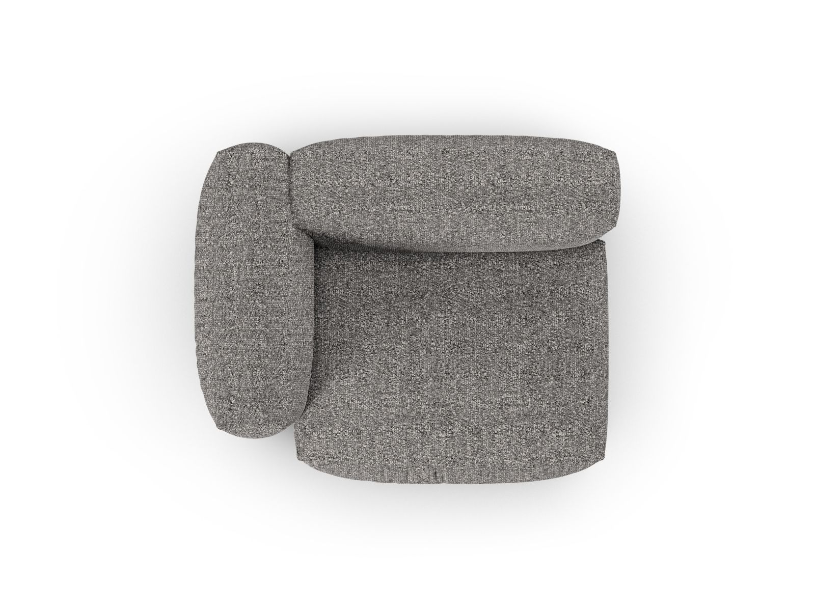 Left Wide Single Seat XL, "Martina", 1 Seat, 120x120x75