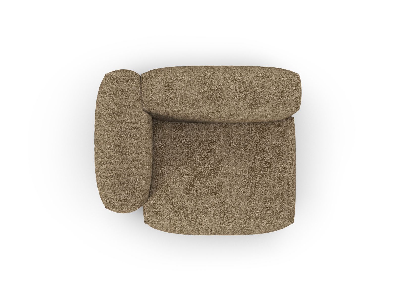 Left Wide Single Seat XL, "Martina", 1 Seat, 120x120x75