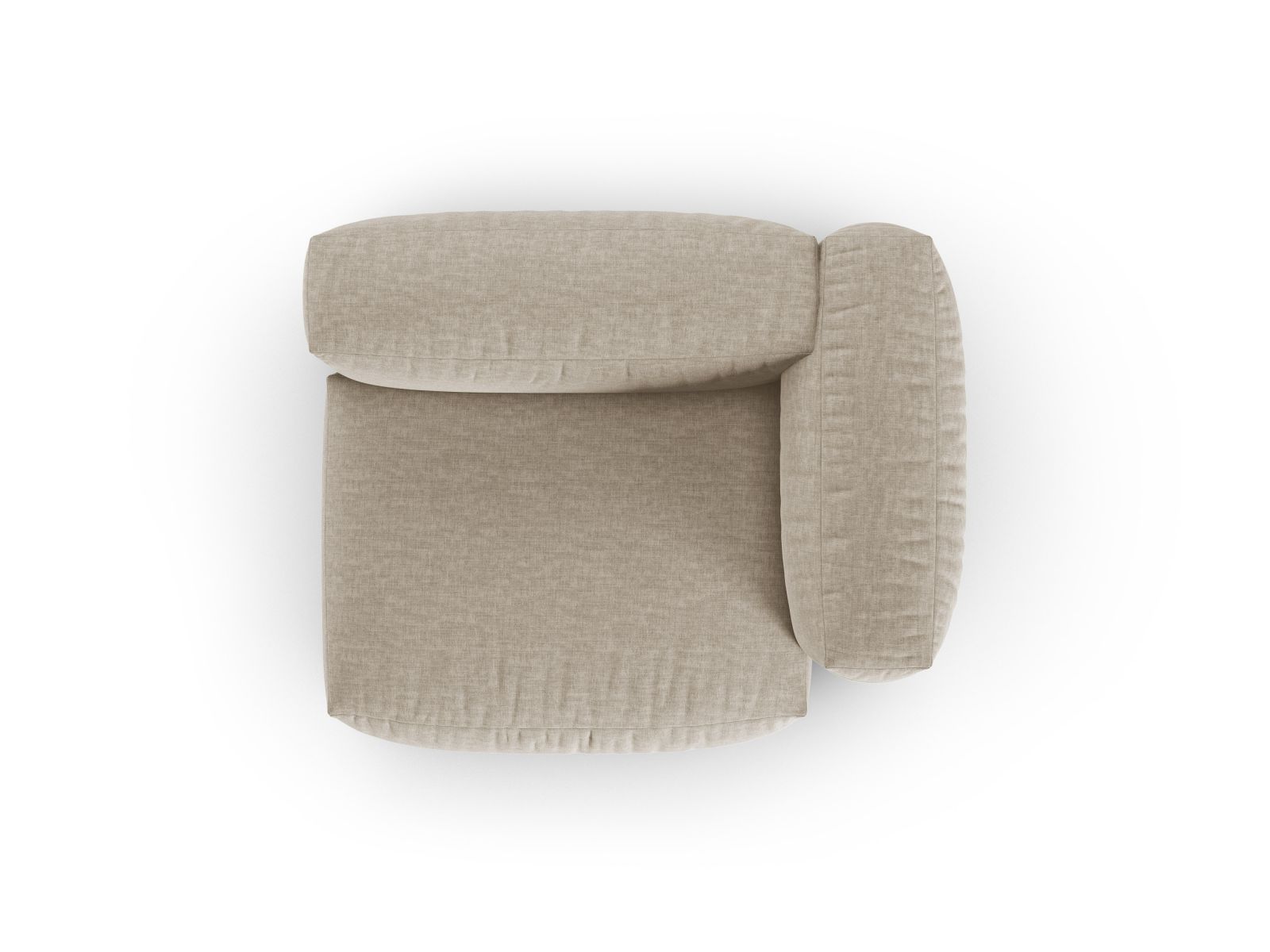 Right Wide Single Seat XL, "Martina", 1 Seat, 120x120x75