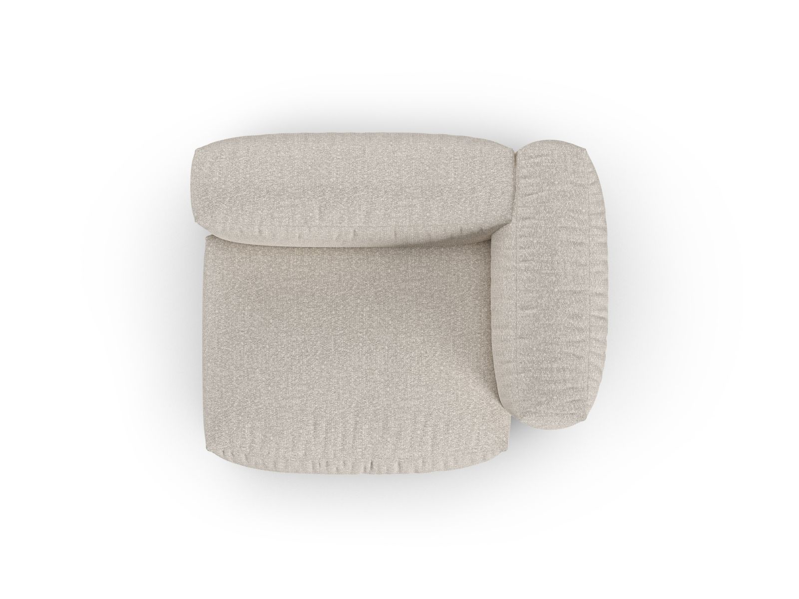 Right Wide Single Seat XL, "Martina", 1 Seat, 120x120x75