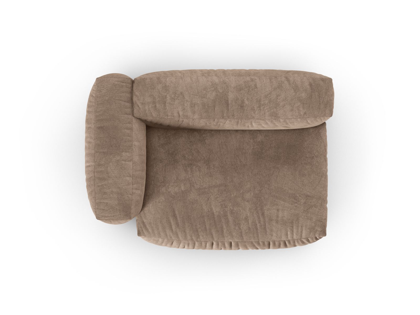 Left Double Seat XL, "Martina", 1 Seat, 160x120x75