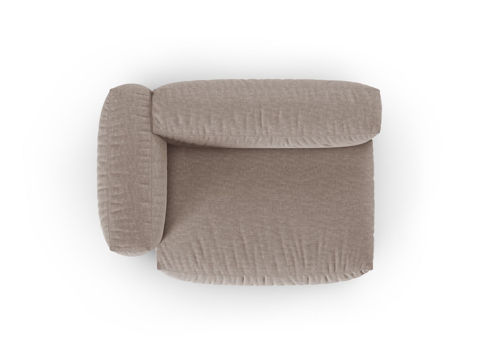 Left Double Seat XL, "Martina", 1 Seat, 160x120x75