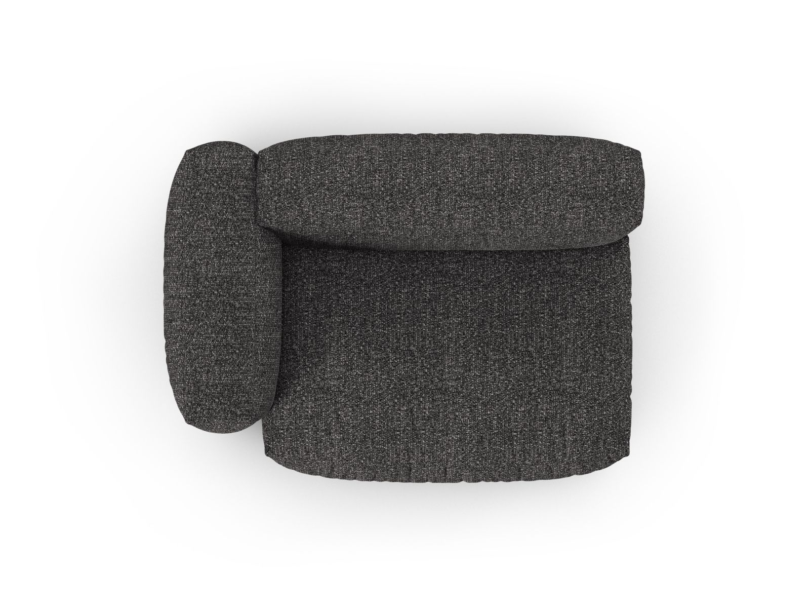 Left Double Seat XL, "Martina", 1 Seat, 160x120x75