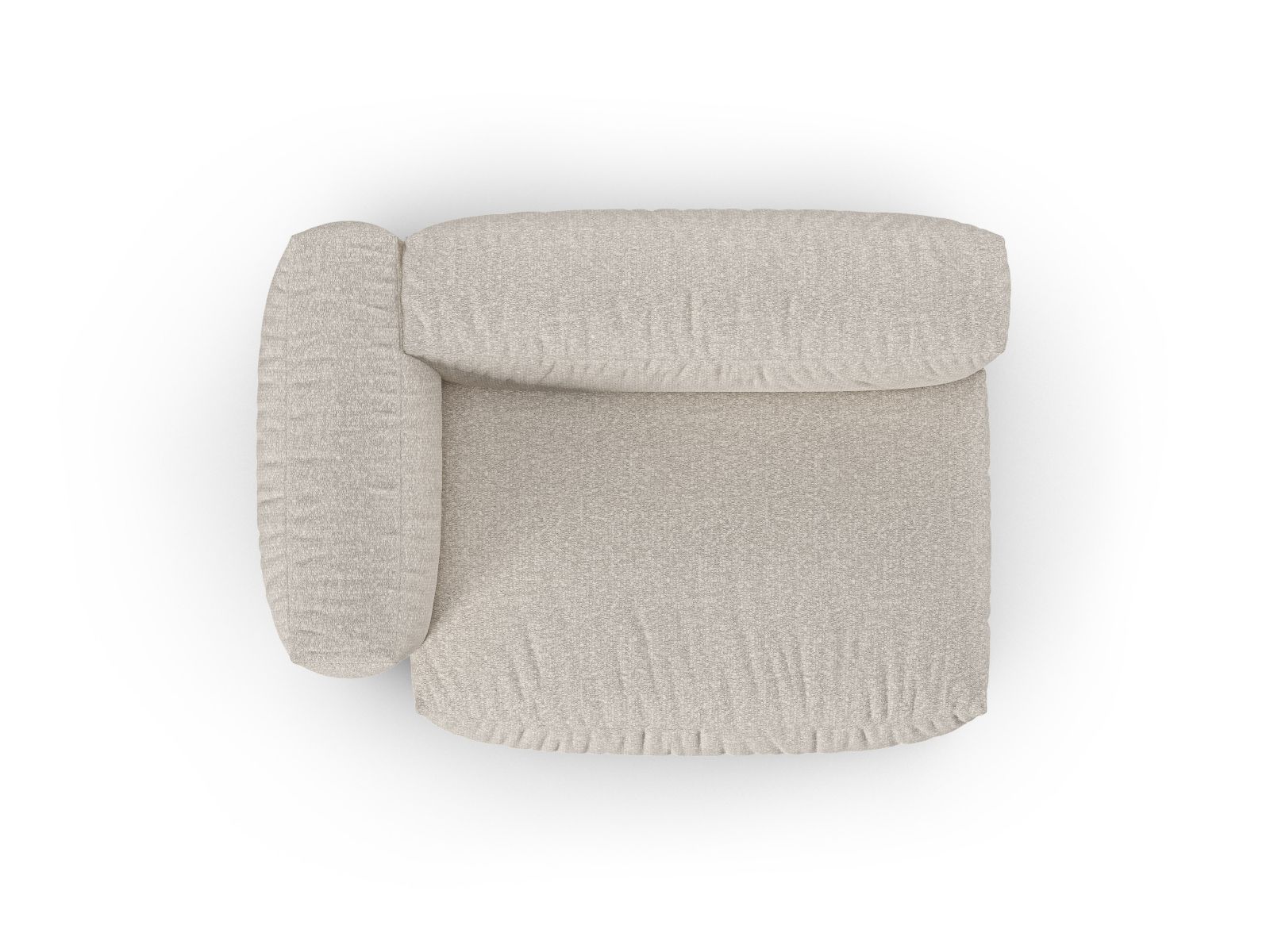 Left Double Seat XL, "Martina", 1 Seat, 160x120x75