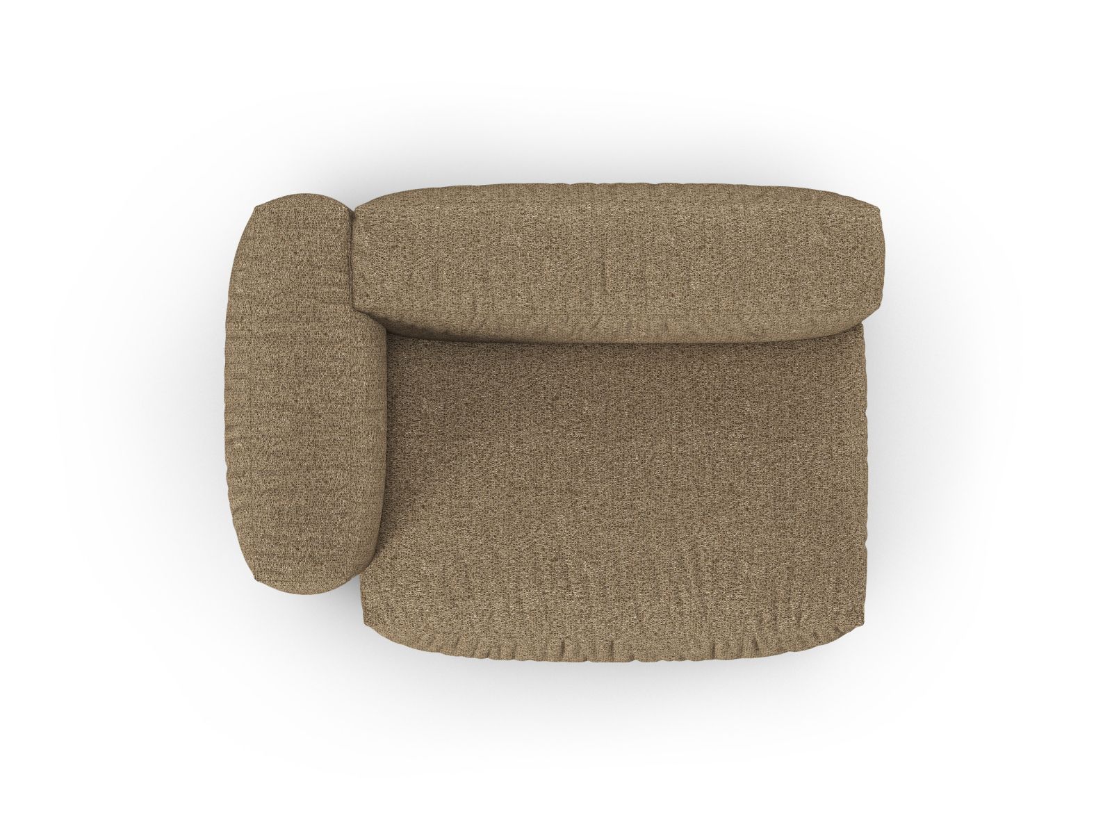 Left Double Seat XL, "Martina", 1 Seat, 160x120x75