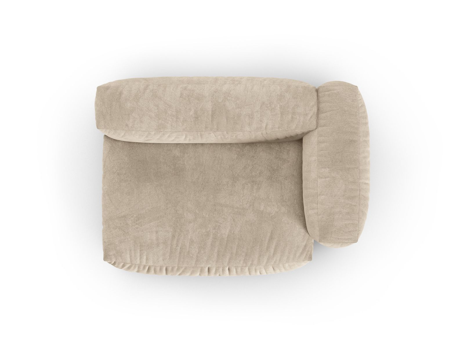 Right Double Seat XL, "Martina", 1 Seat, 160x120x75