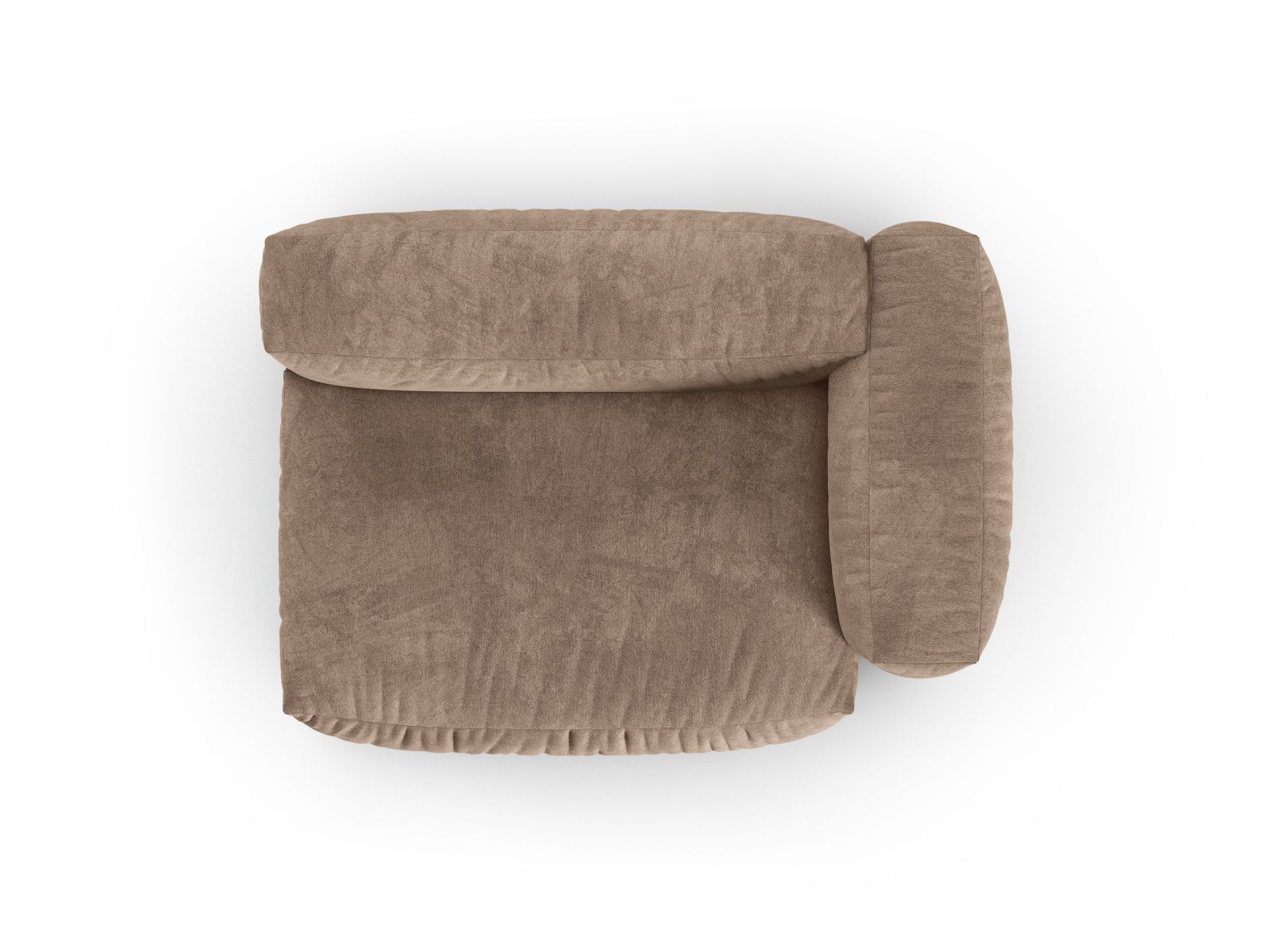 Right Double Seat XL, "Martina", 1 Seat, 160x120x75