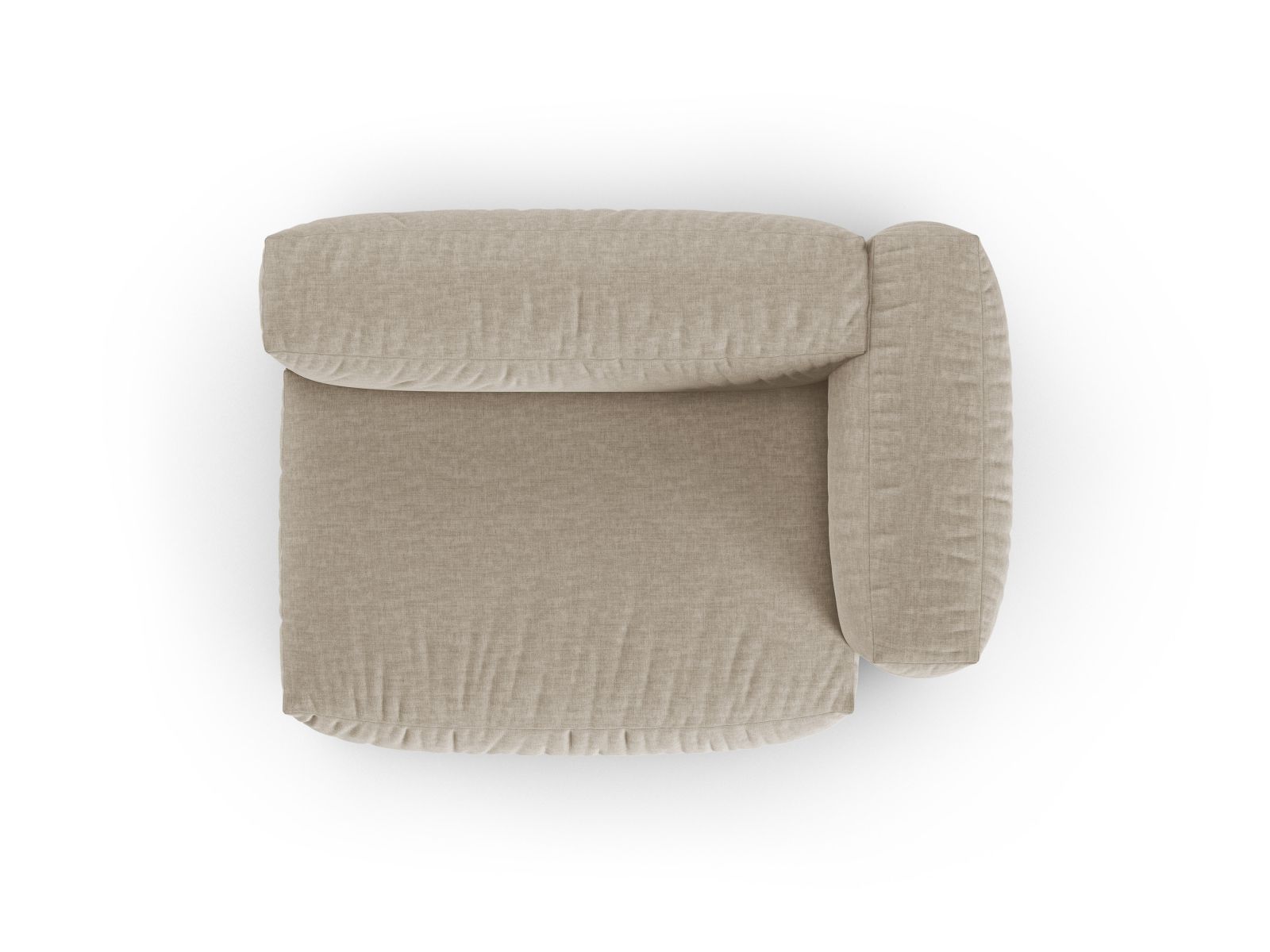 Right Double Seat XL, "Martina", 1 Seat, 160x120x75