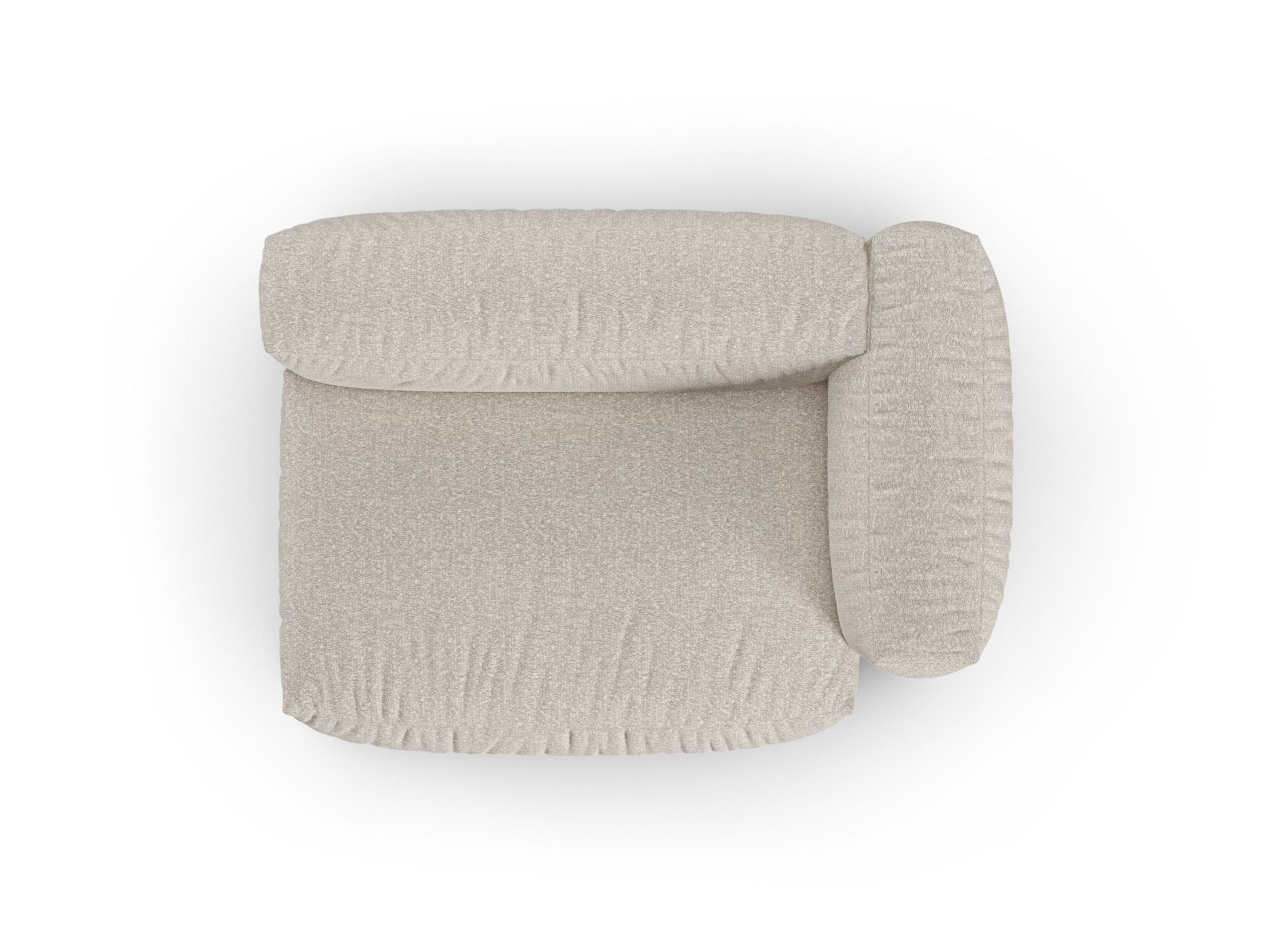 Right Double Seat XL, "Martina", 1 Seat, 160x120x75