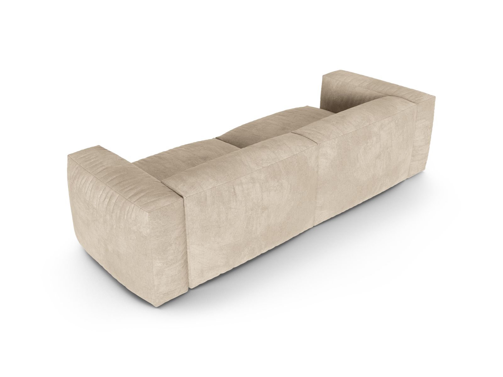 Velvet Modular Sofa XL, "Martina", 3 Seats, 240x120x75