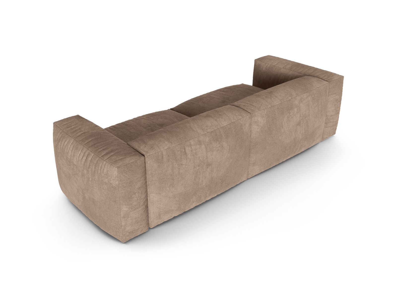 Velvet Modular Sofa XL, "Martina", 3 Seats, 240x120x75