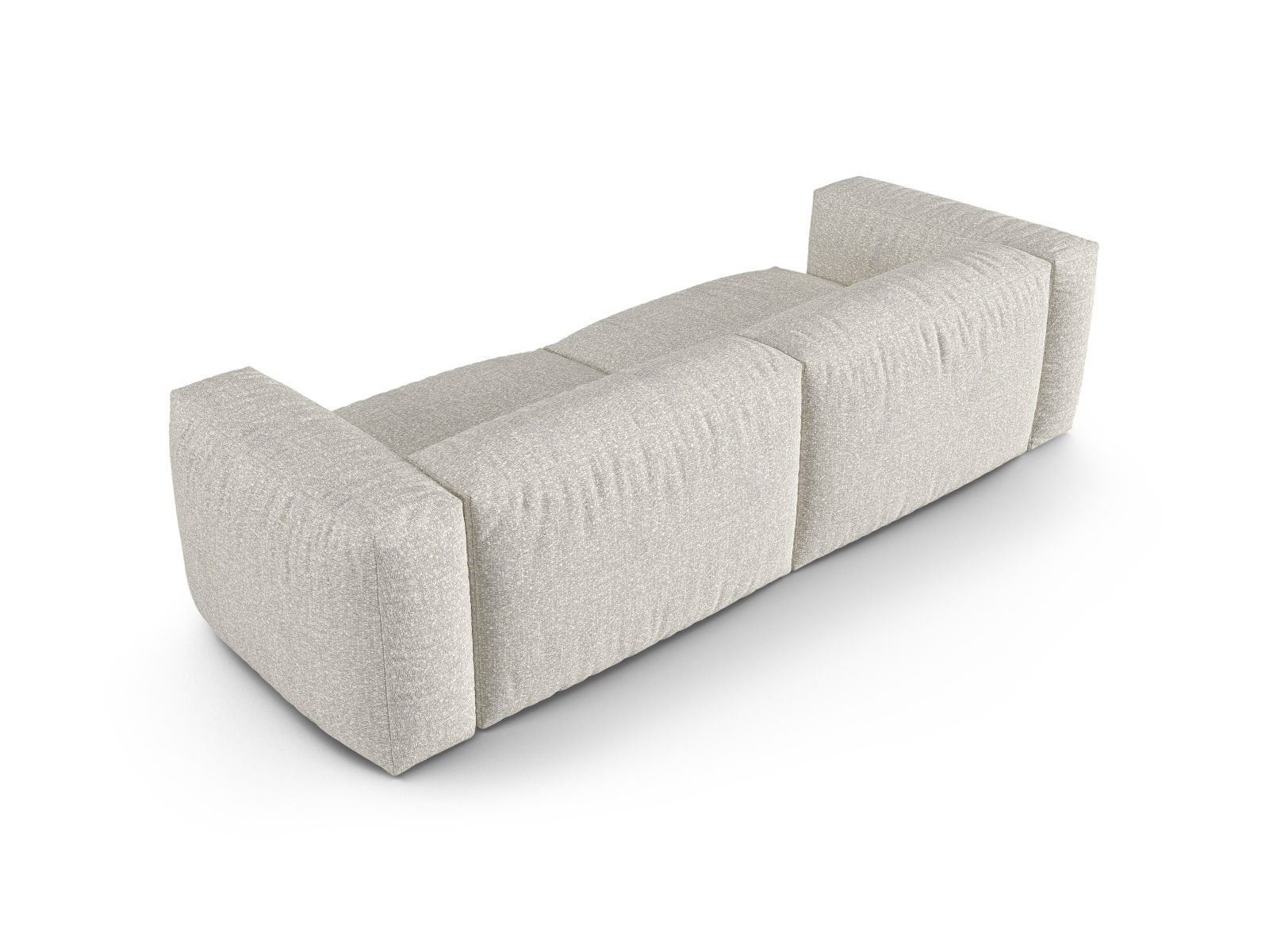 Boucle Modular Sofa XL, "Martina", 3 Seats, 240x120x75