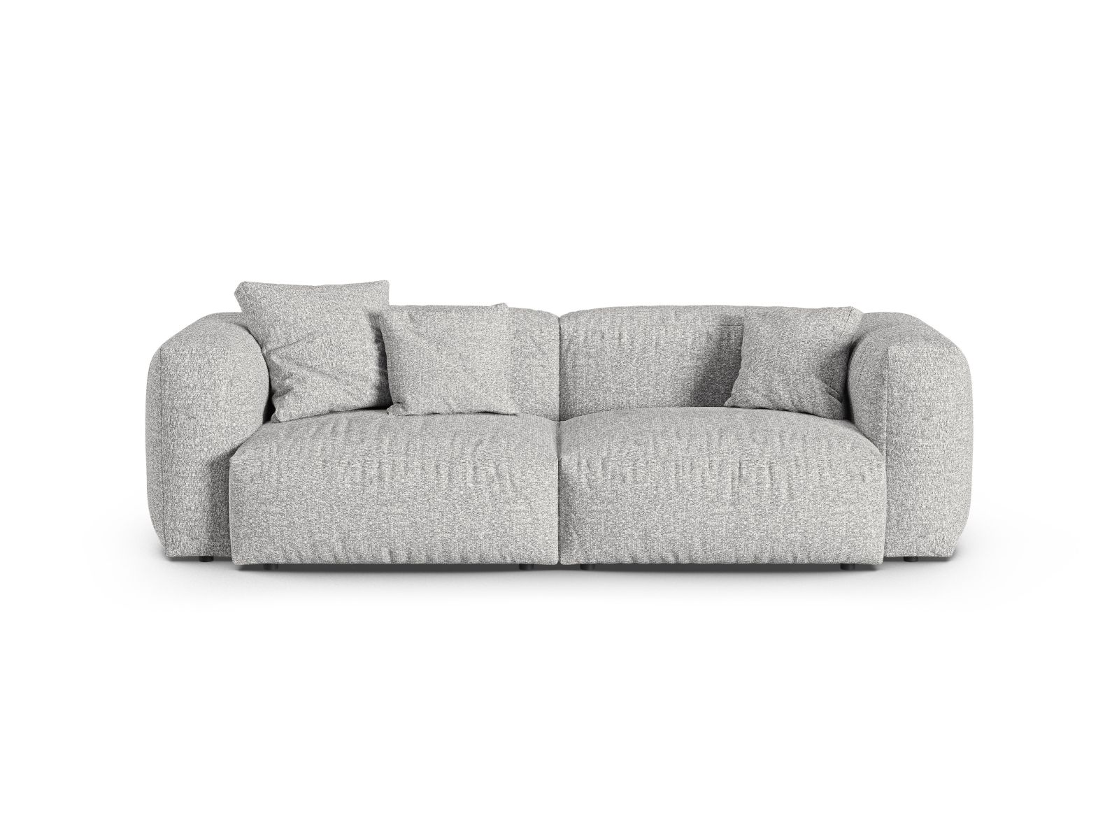 Boucle Modular Sofa XL, "Martina", 3 Seats, 240x120x75