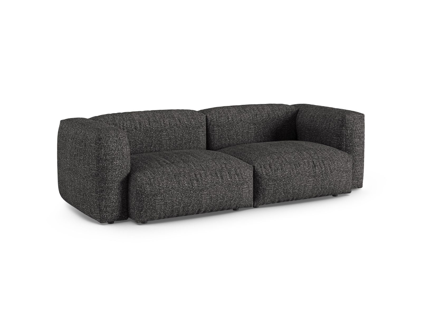 Boucle Modular Sofa XL, "Martina", 3 Seats, 240x120x75