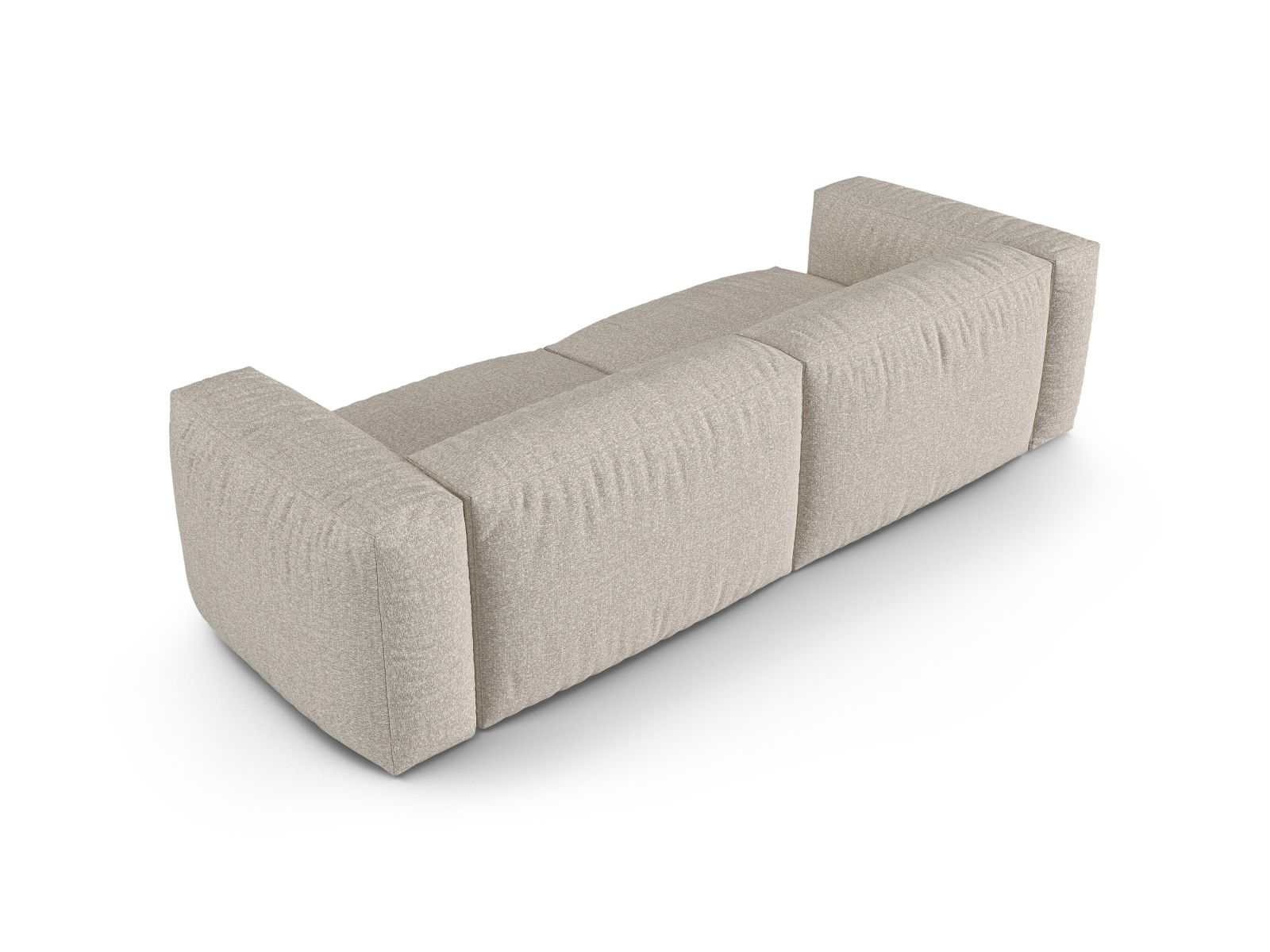 Boucle Modular Sofa XL, "Martina", 3 Seats, 240x120x75