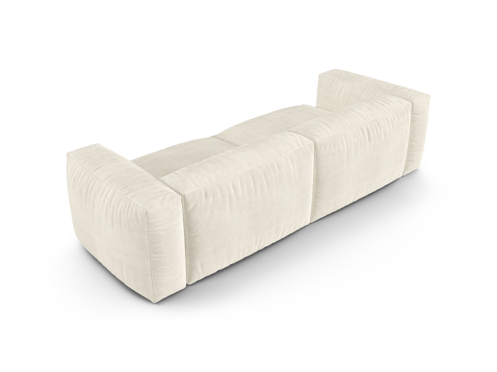Boucle Modular Sofa XL, "Martina", 3 Seats, 240x120x75